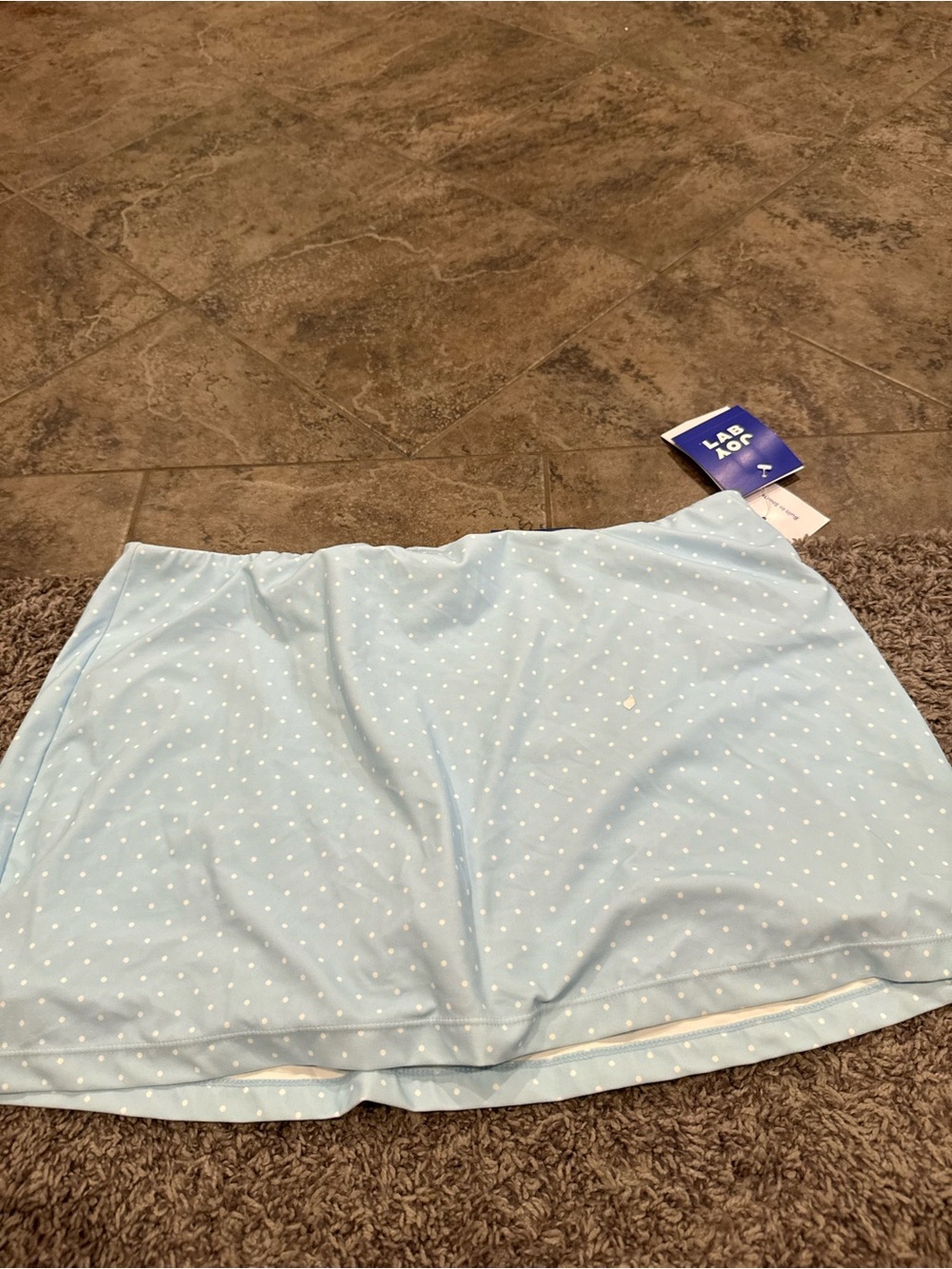 🍐Joylab Light Blue Polka Dot mid rise Skort